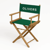 Printed directors chair