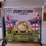 Pub backdrop step and repeat banner