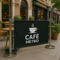 Printed Cafe Barriers
