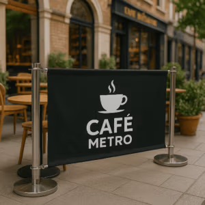 Printed Cafe Barriers