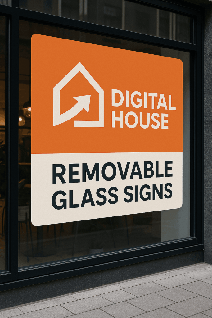 Custom Removable Window Sticker Removable Glass Stickers | Window Stickers | FREE UK Delivery