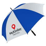 Printed branded umbrellas