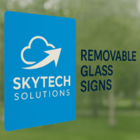 Removable glass stickers