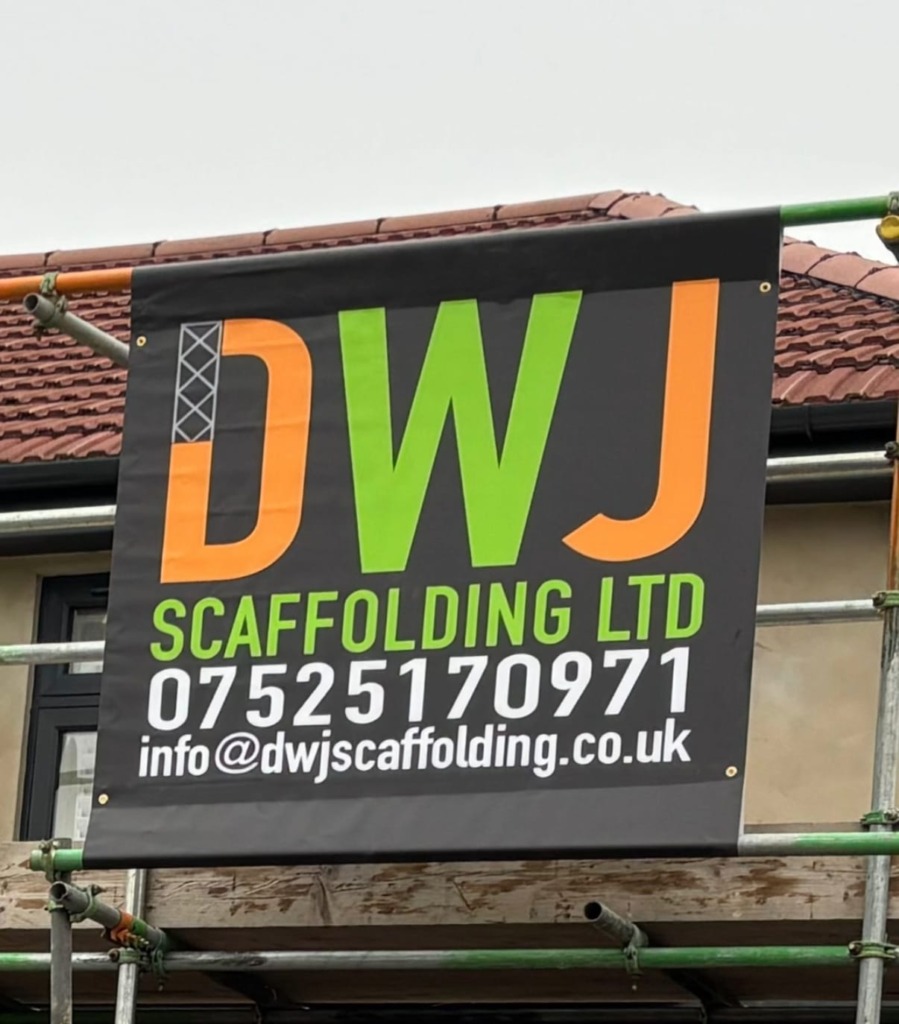 Scaffold banner printing