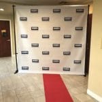Step and repeat banner