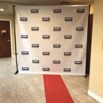 Step and repeat banner