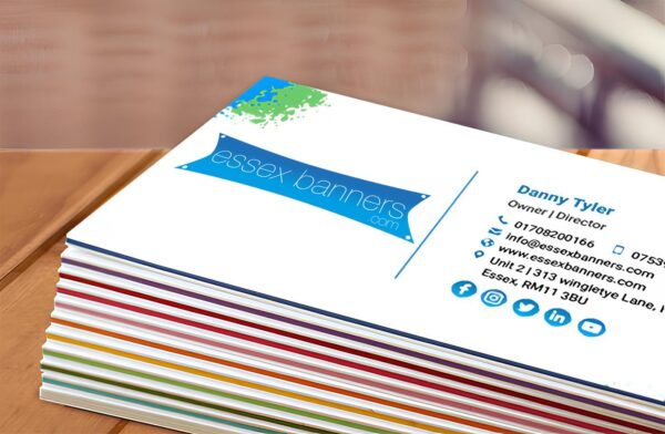 Triplex business card printing