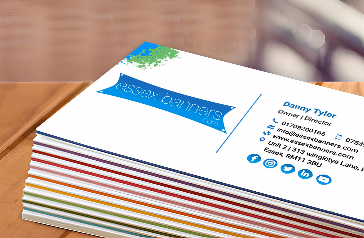 Triplex business card printing