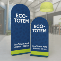Eco totem stands