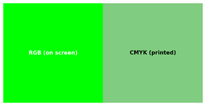 Hex code v cymk