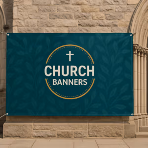 Printed church banners