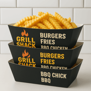 Custom food tray box