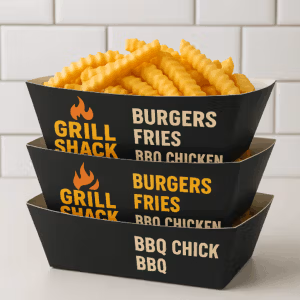 Custom food tray box