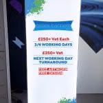 LED fabric light box