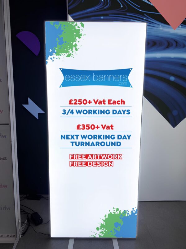 LED fabric light box