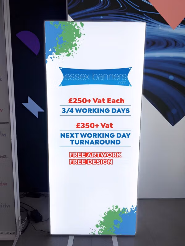 LED fabric light box