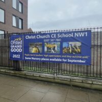 Ofsted printed banners