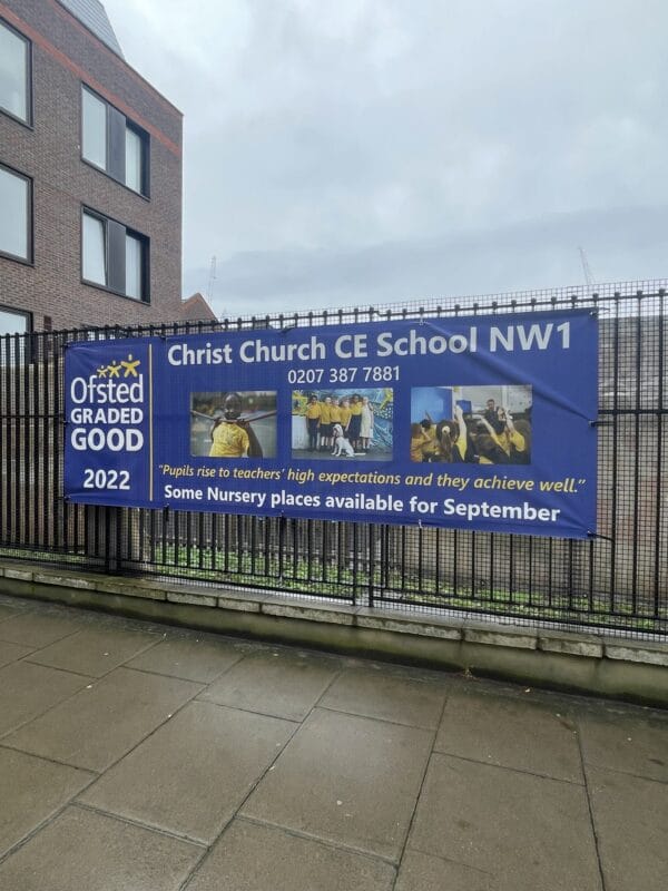 Ofsted printed banners