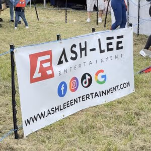 Corporate banner at event