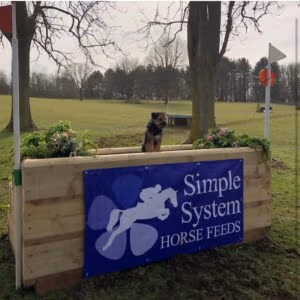 Outdoor corporate banner