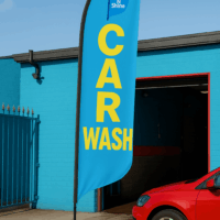 Car wash flags