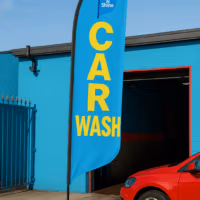 Car wash flags