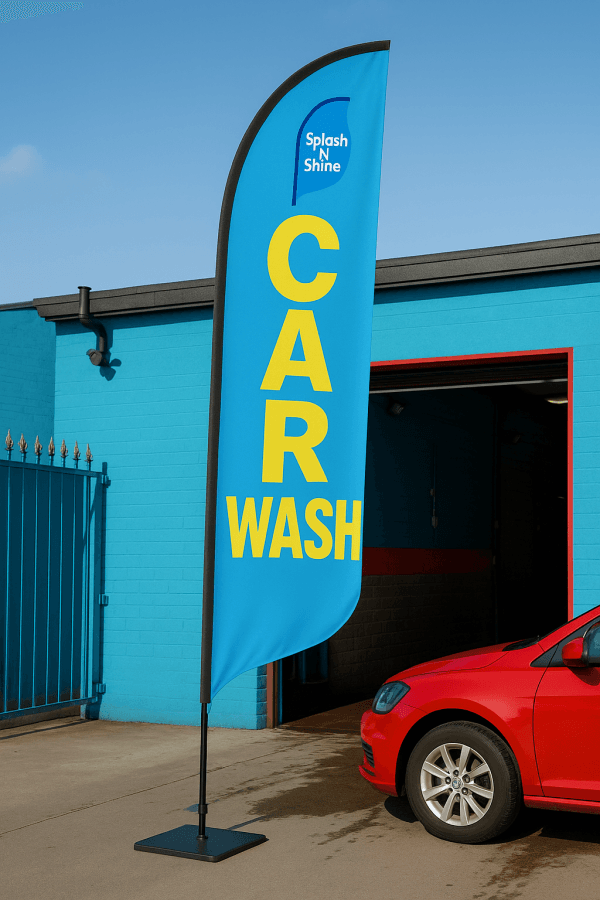 Car wash flags