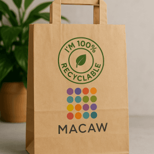 Eco friendly printed paper bags