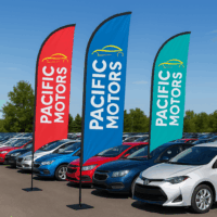 Car dealer flags
