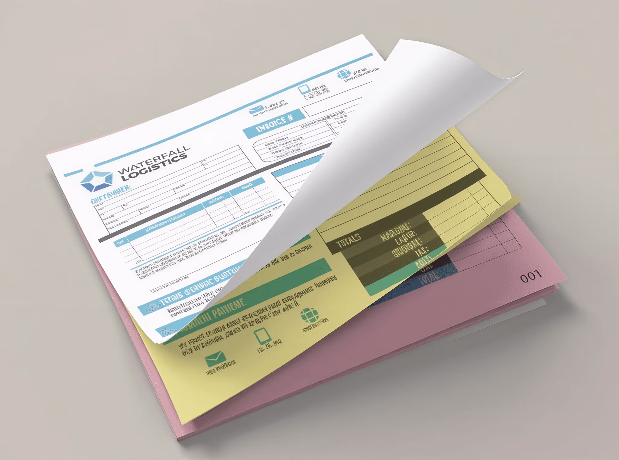 Ncr invoice pads