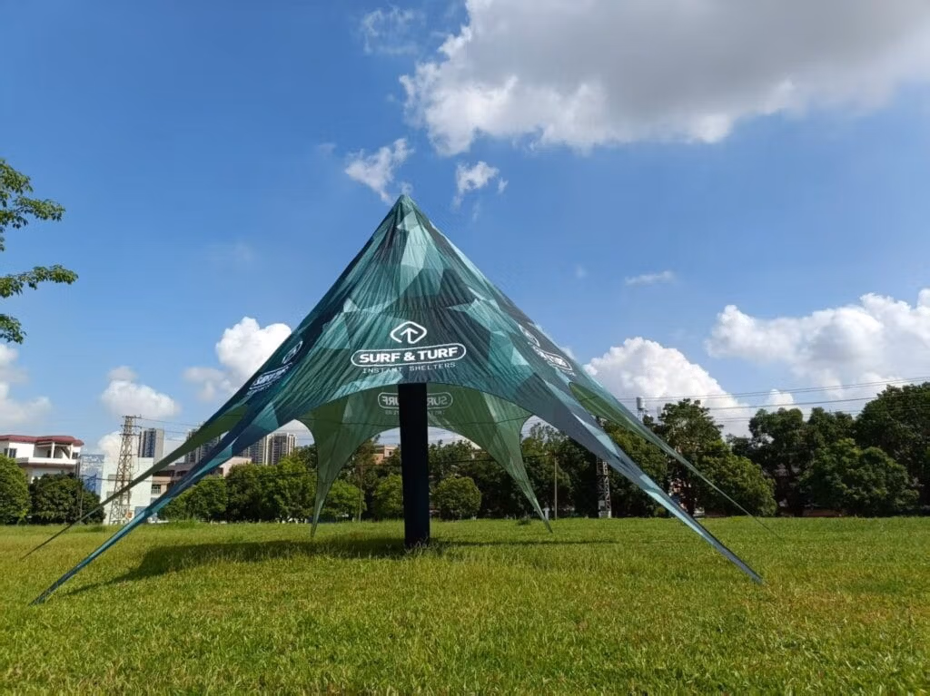 11m star inflatable tent