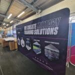 Stretch fabric backdrop