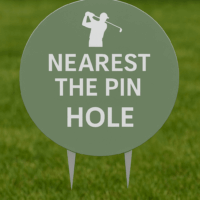 Golf tee signs