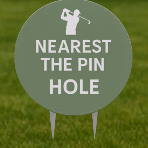Golf tee signs
