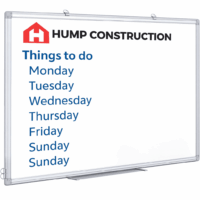 Custom printed whiteboards