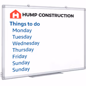 Custom printed whiteboards