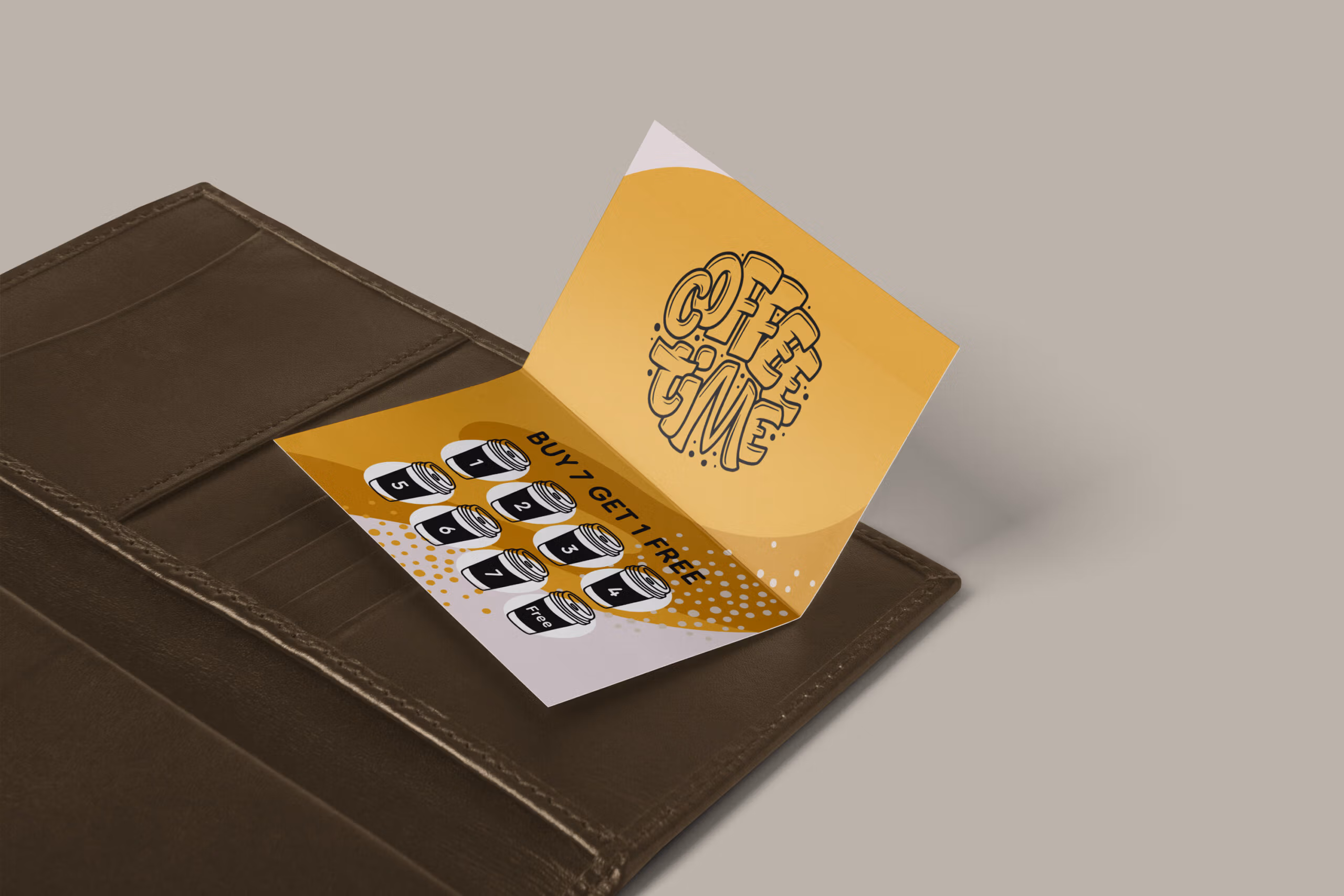 Folded business cards Folded business cards