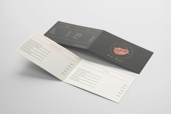 Printed Folded business cards