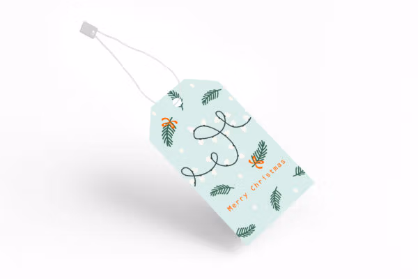 Gift tag printing