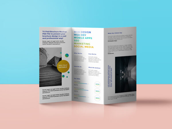 C fold express leaflet printing