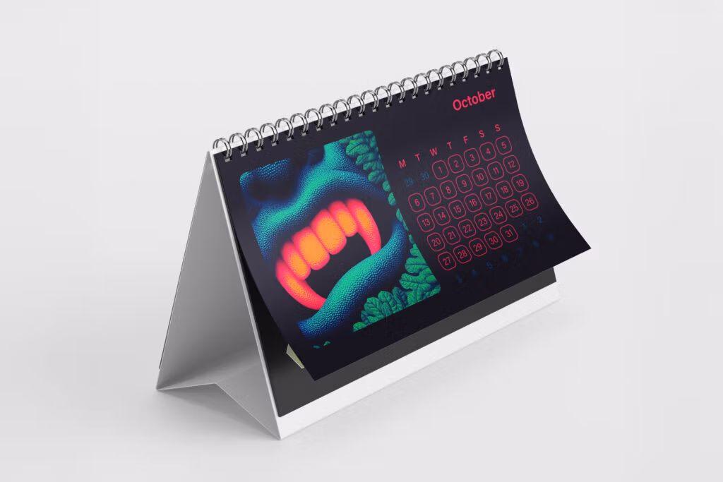 Desk calendars printed