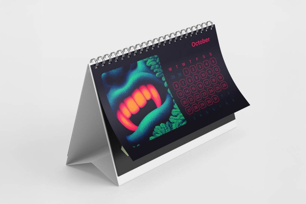Desk calendars printed