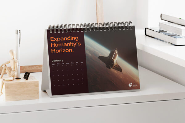 Printed desk calendars