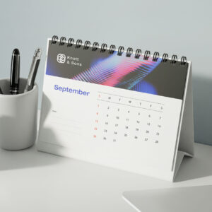 Desk calendars printed