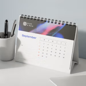 Desk calendars printed