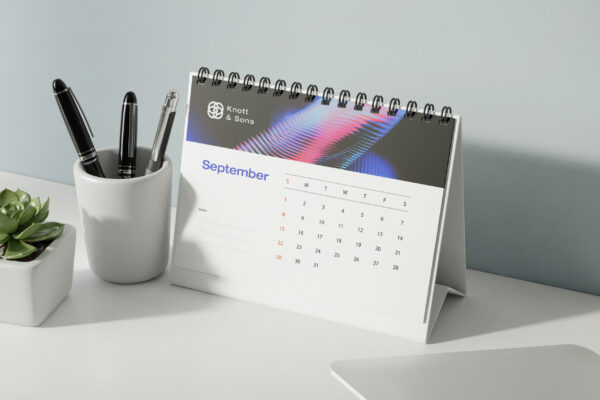 Desk calendars printed