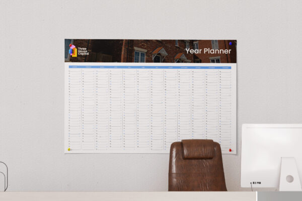 Wall planner printing