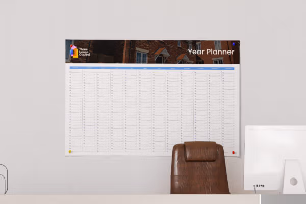 Wall planner printing