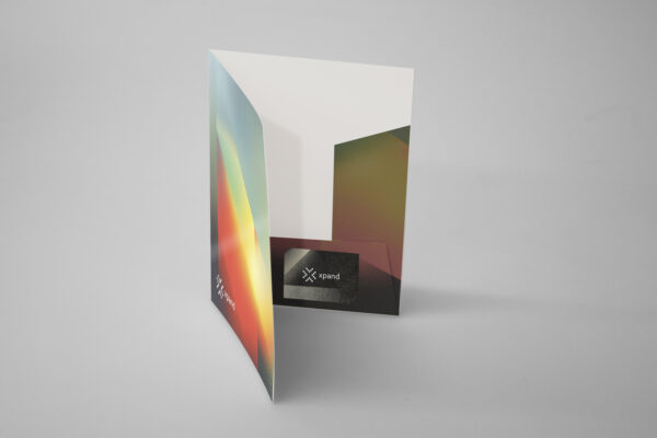 Printed presentation folders