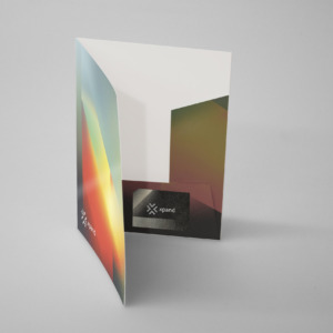 Printed presentation folders